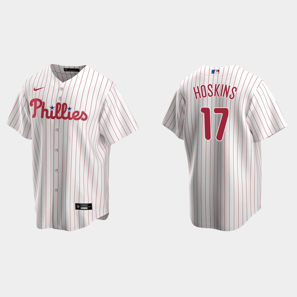 Men's Philadelphia Phillies Rhys Hoskins Home Jersey - White