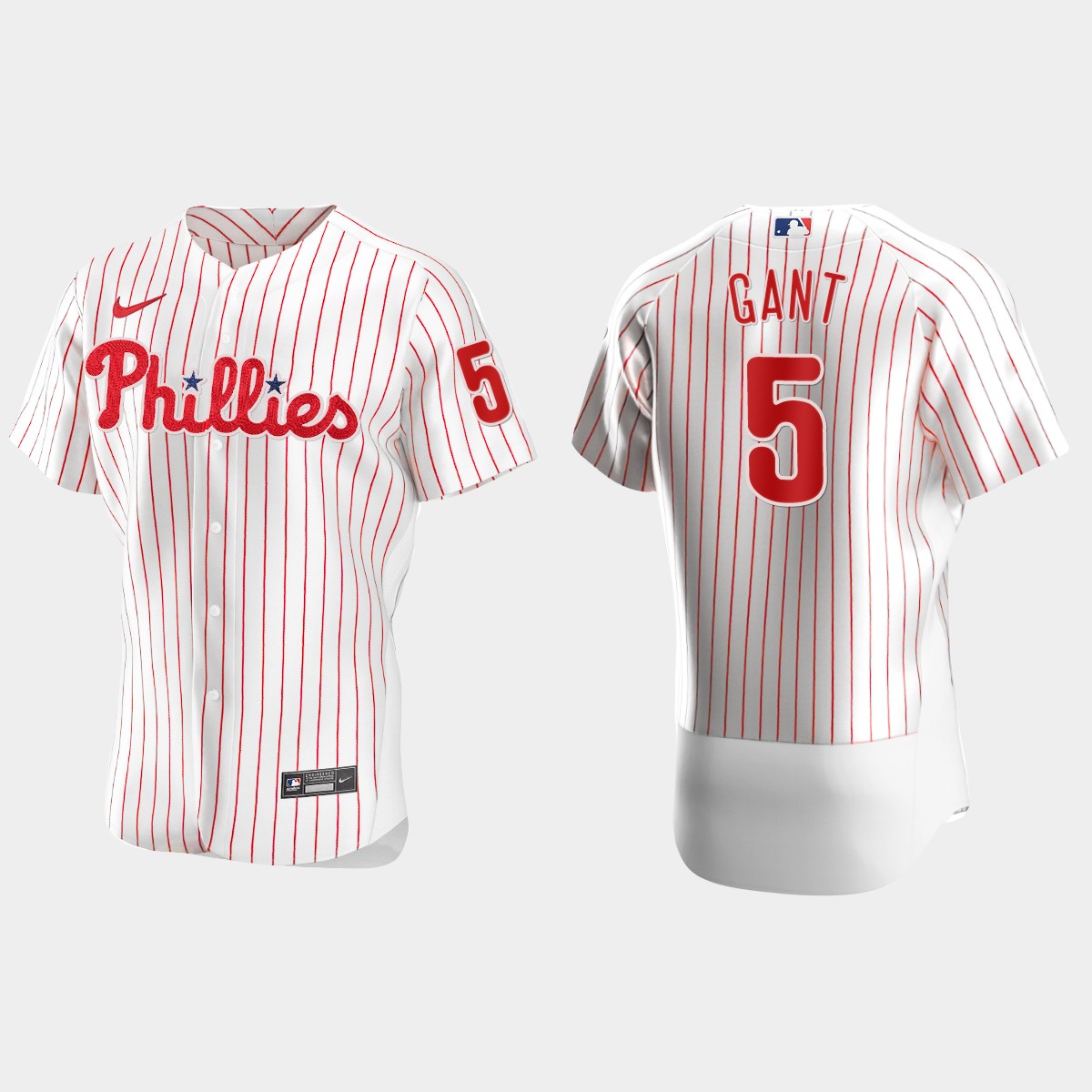 Men's Philadelphia Phillies Ron Gant White Retired Player Jersey