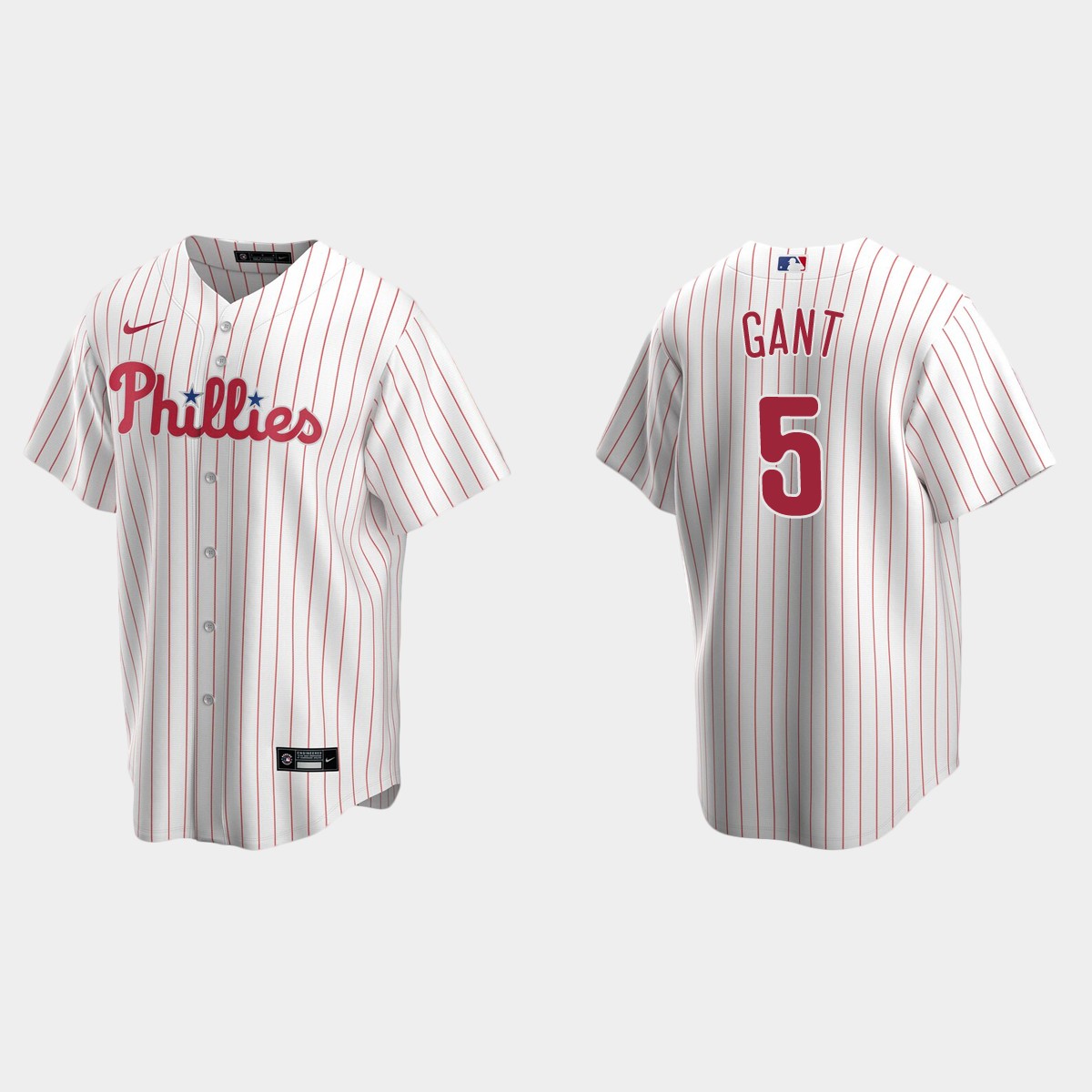 Men's Philadelphia Phillies Ron Gant White Retired Player Jersey