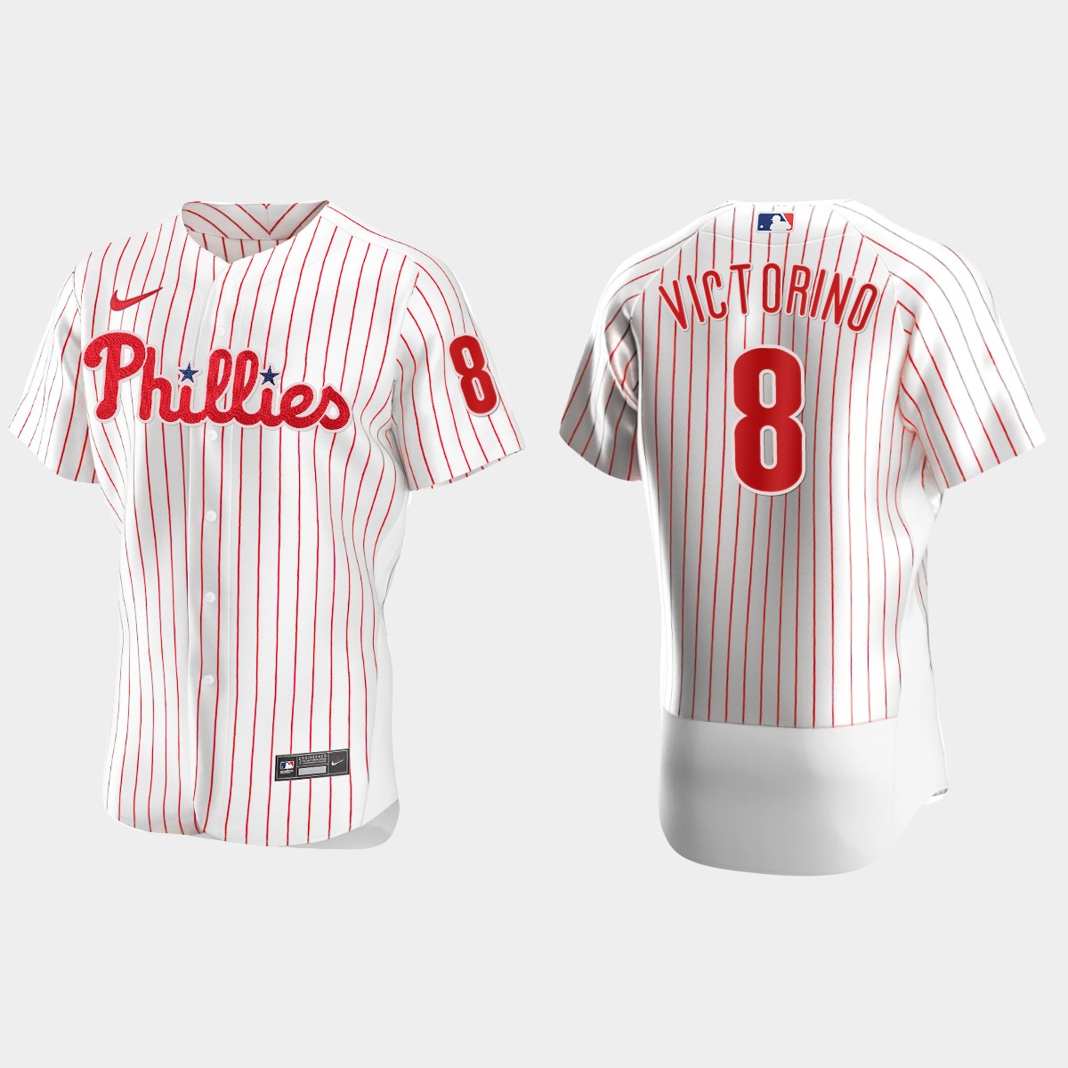 Men's Philadelphia Phillies Shane Victorino White Retired Player Jersey