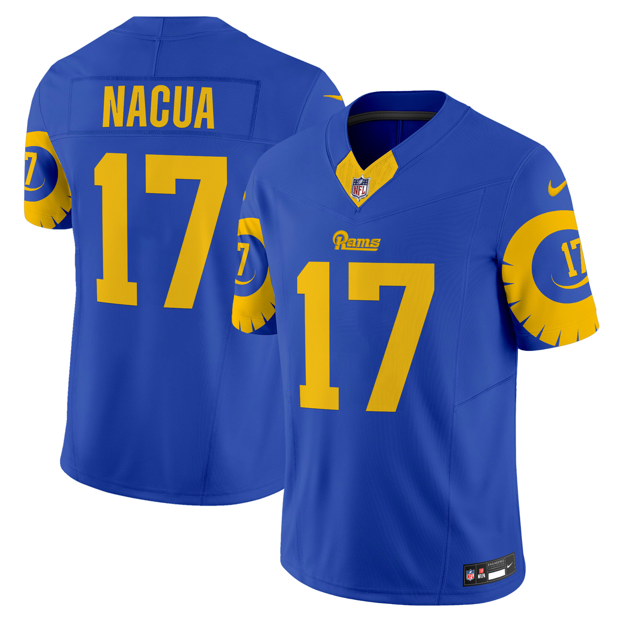 Men's Puka Nacua Los Angeles Rams Special Vapor Limited Royal Jersey - All Stitched