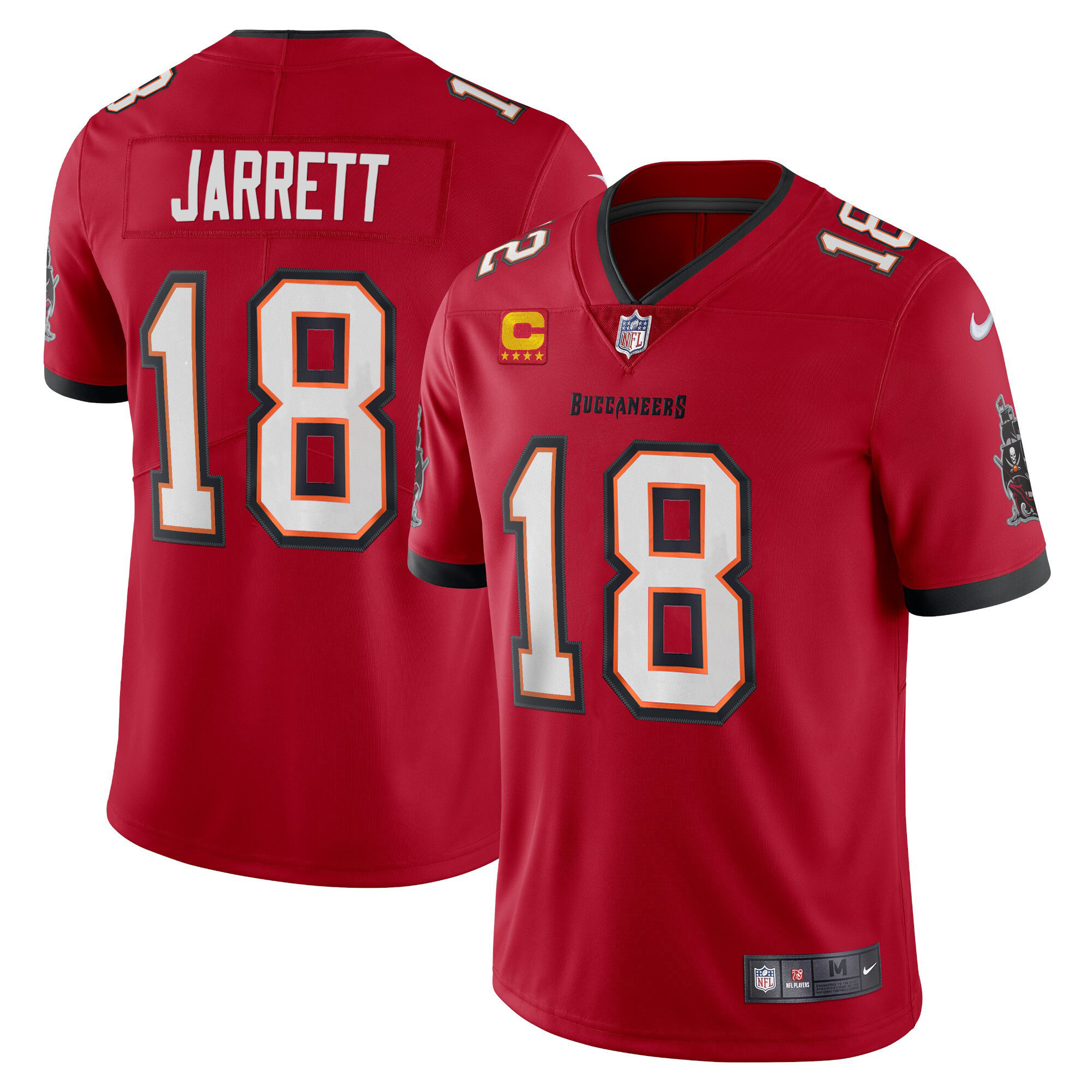 Men's Rakim Jarrett Tampa Bay Buccaneers Vapor Red Jersey - All Stitched