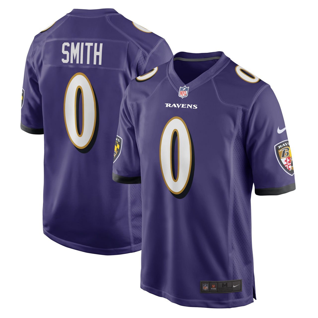 Men's Roquan Smith Baltimore Ravens Purple Jersey - All Stitched