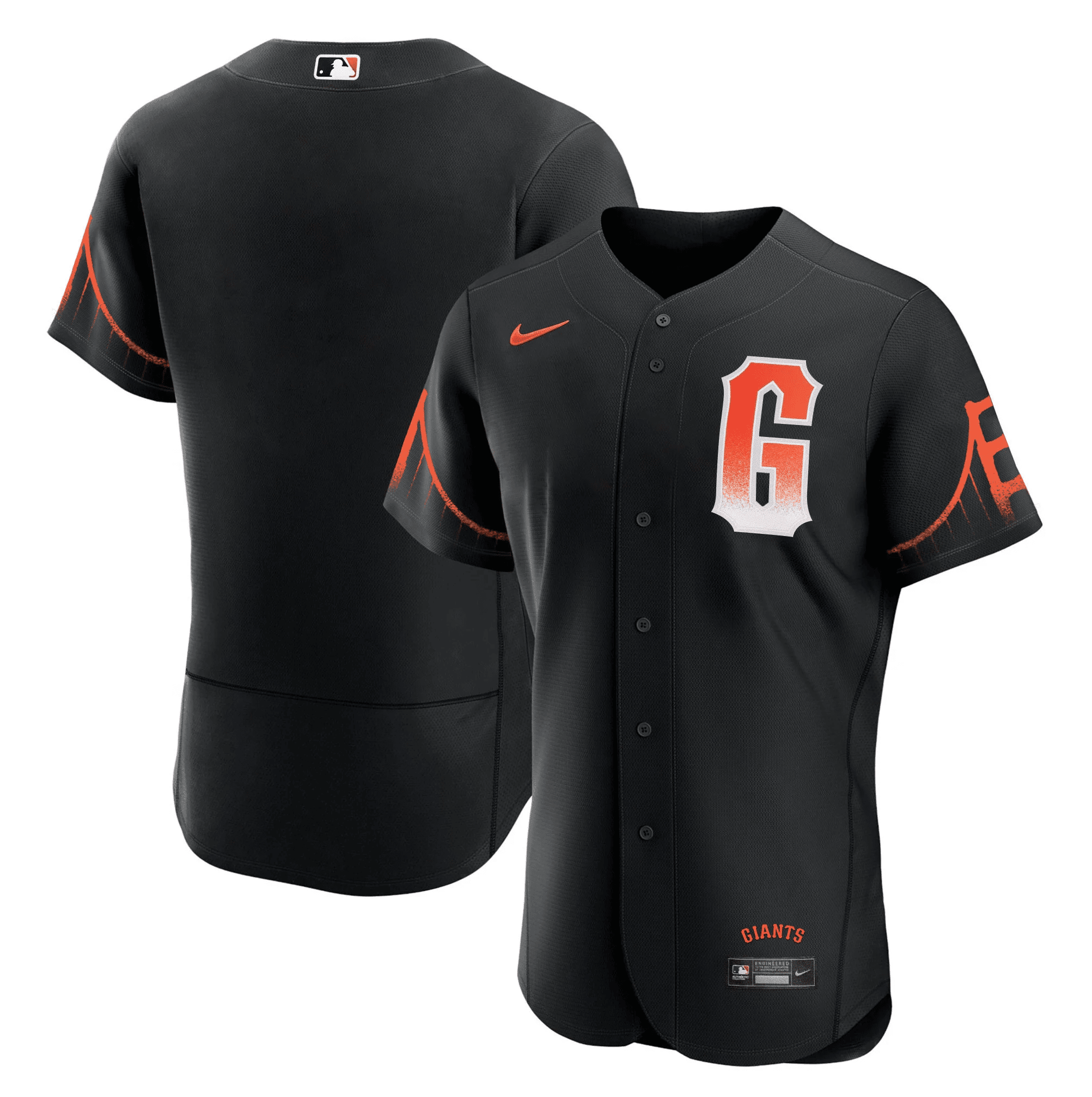 Men's San Francisco Giants 2023 Black City Connect Black Jersey - All Stitched