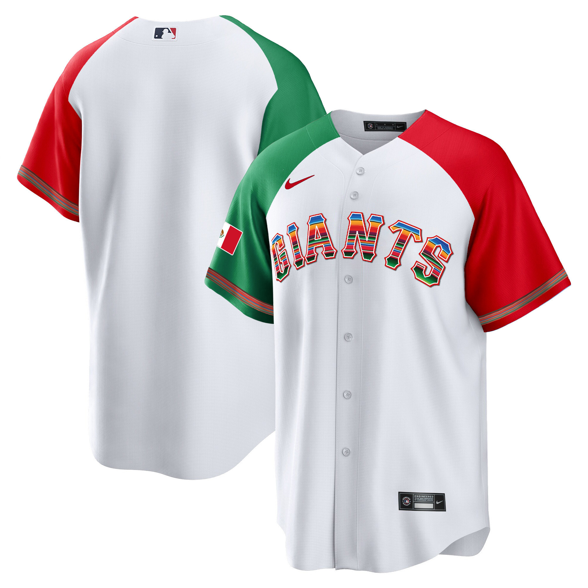 Men's San Francisco Giants Mexico Cool Base Limited Alternate Jersey - All Stitched