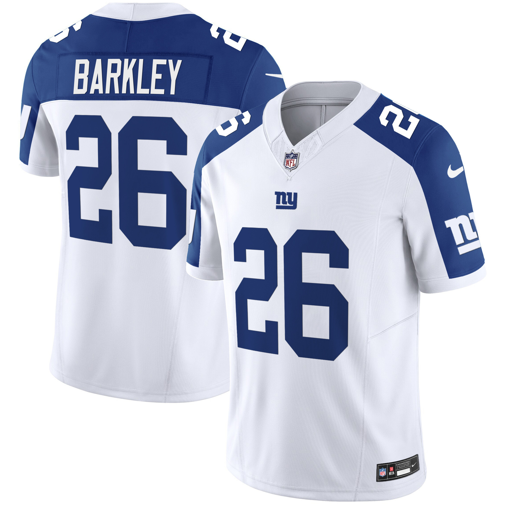 Men's Saquon Barkley San Francisco Giants Vapor Limited Inverted Jersey - All Stitched