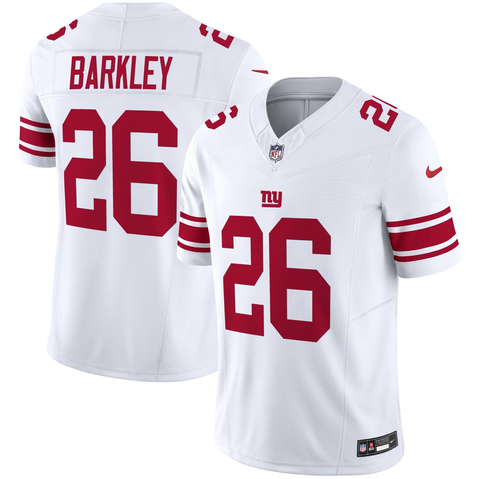 Men's Saquon Barkley San Francisco Giants Vapor Limited White Jersey - All Stitched