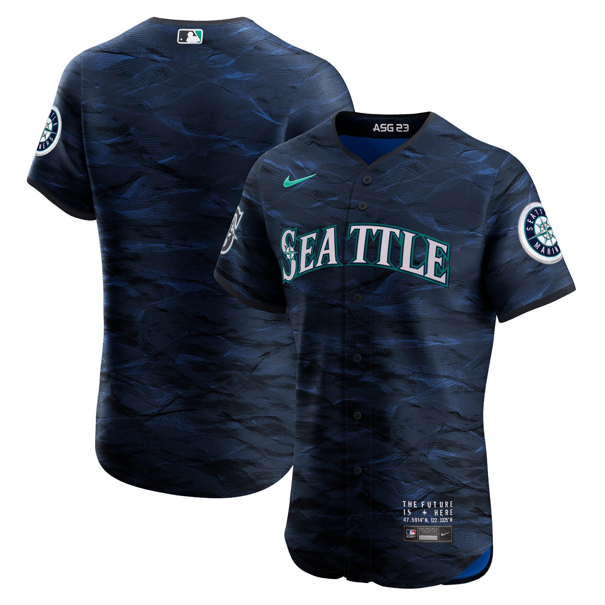Men's Seattle Mariners 2023 All-Star Game Royal Jersey - All Stitched