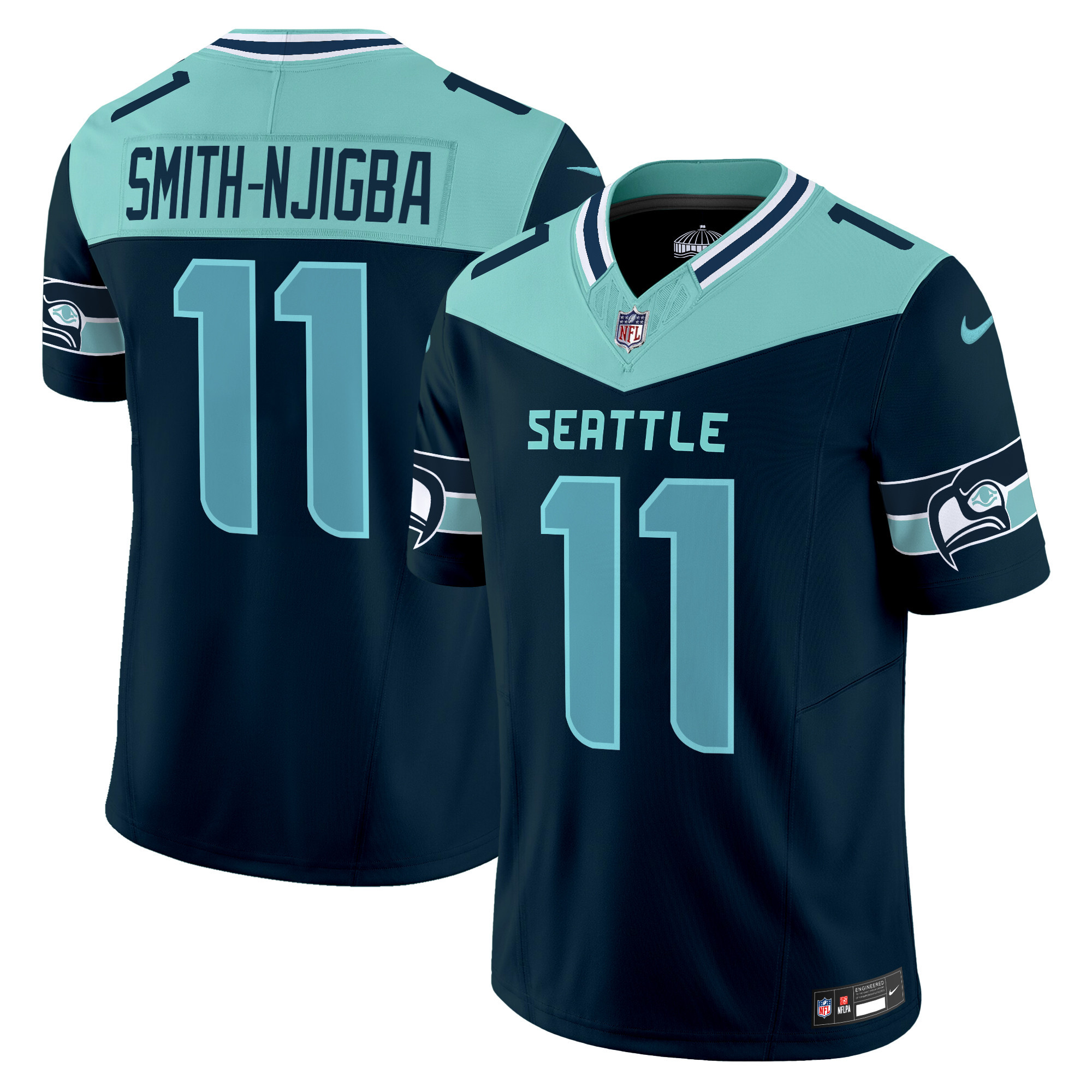 Men's Smith-Njigba Seattle Seahawks "Seattle City" Vapor Limited Alternate Jersey - All Stitched