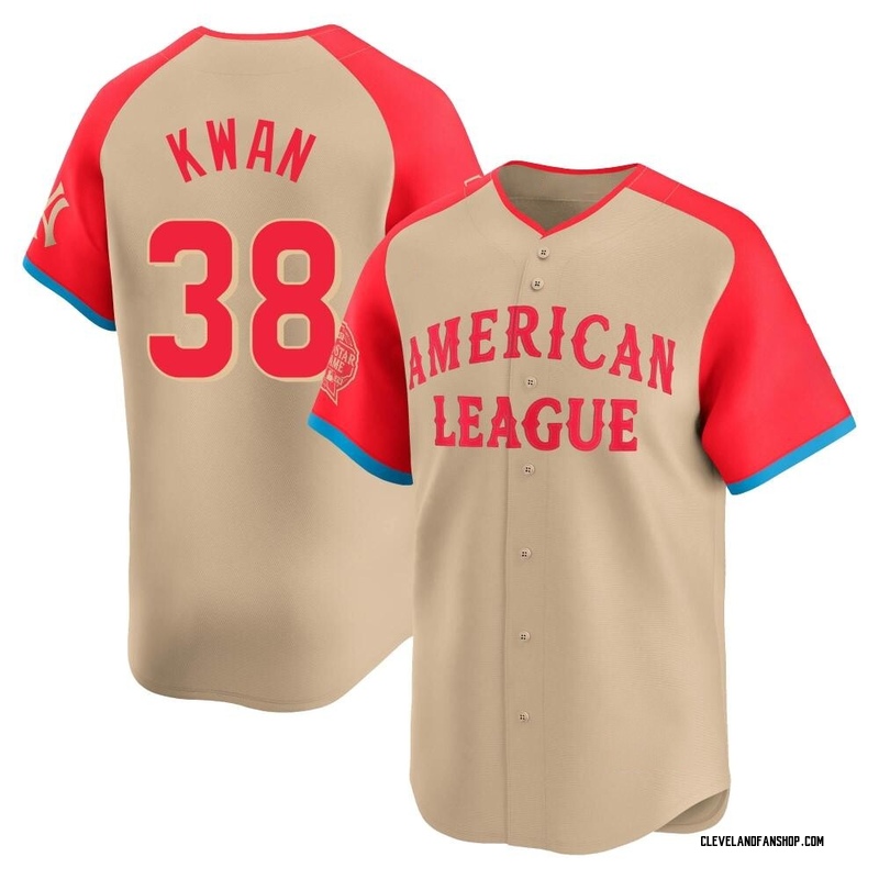 Men's Steven Kwan American League 2024 All-Star Game Limited Jersey - Cream