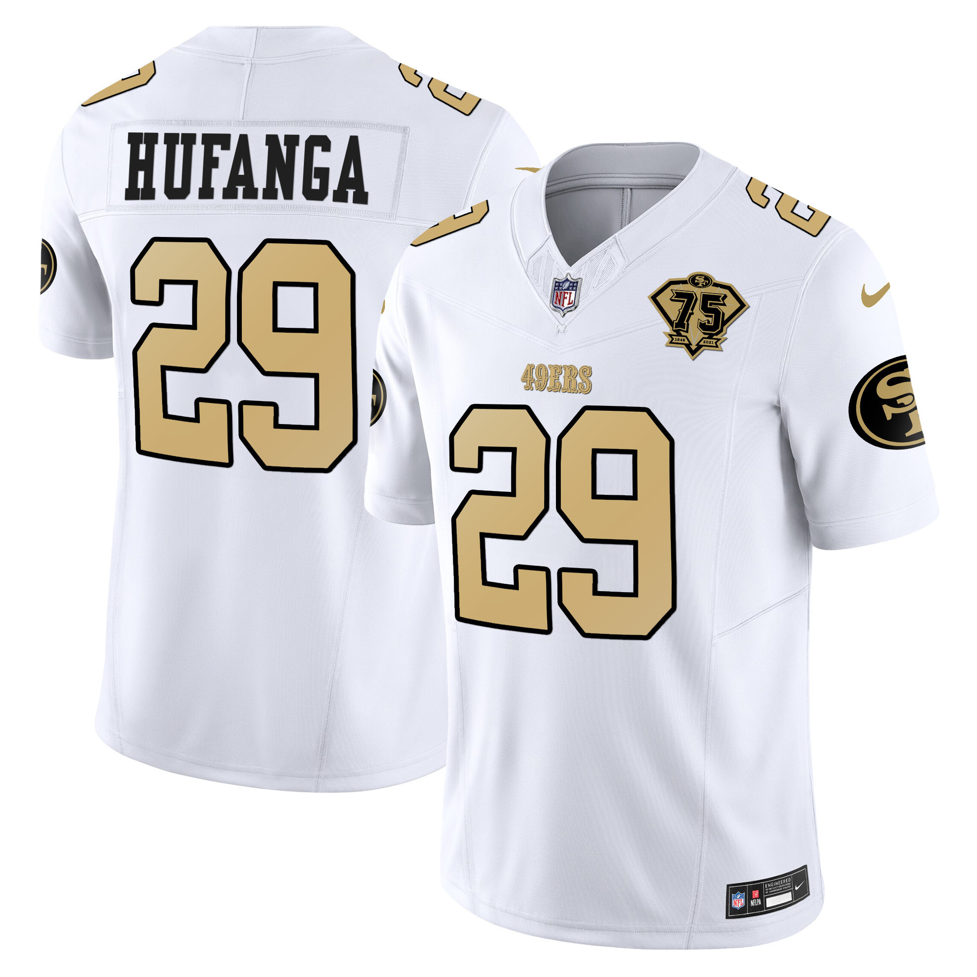 Men's Talanoa Hufanga San Francisco 49ers Special Vapor Limited White Jersey - All Stitched