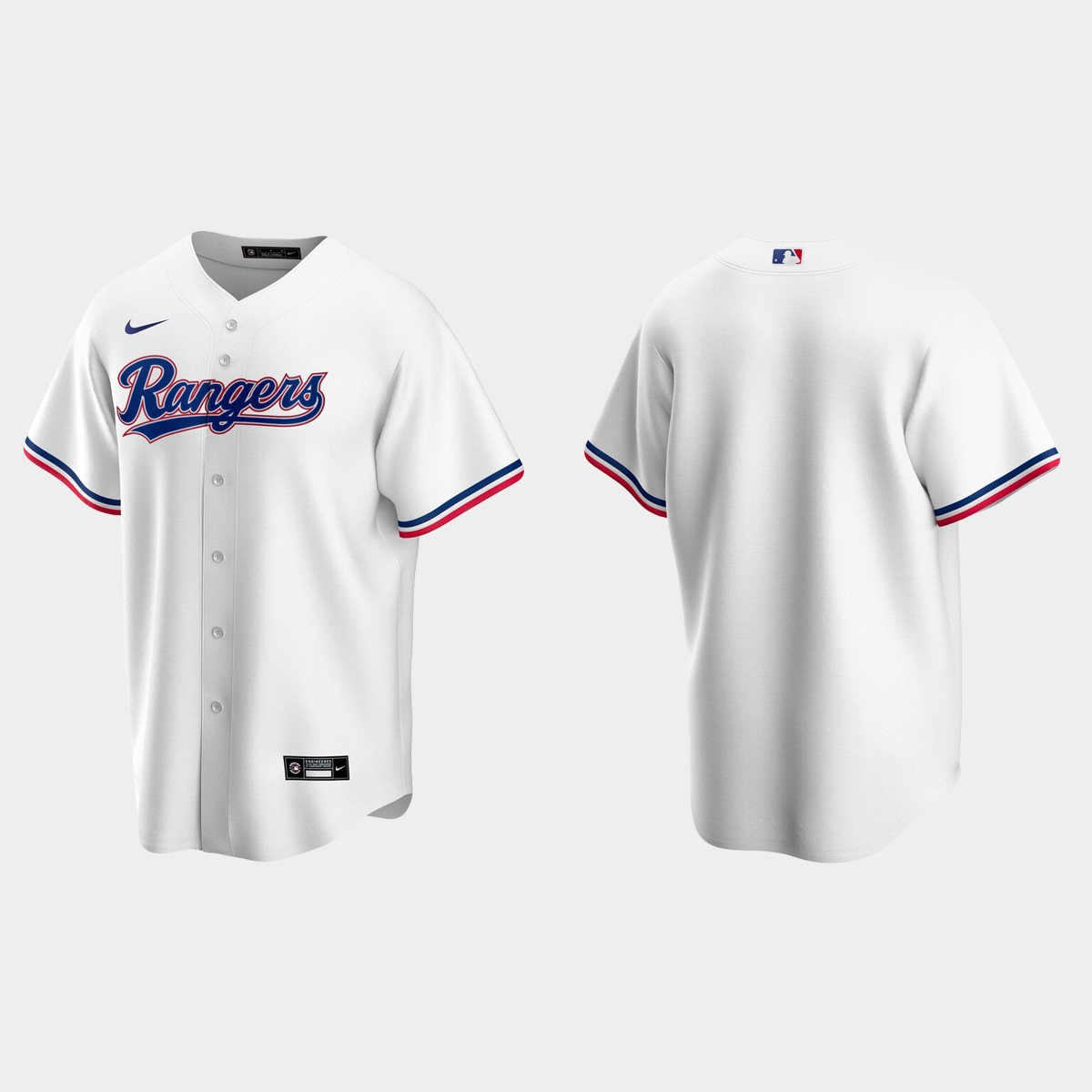 Men's Texas Rangers Home Jersey - White