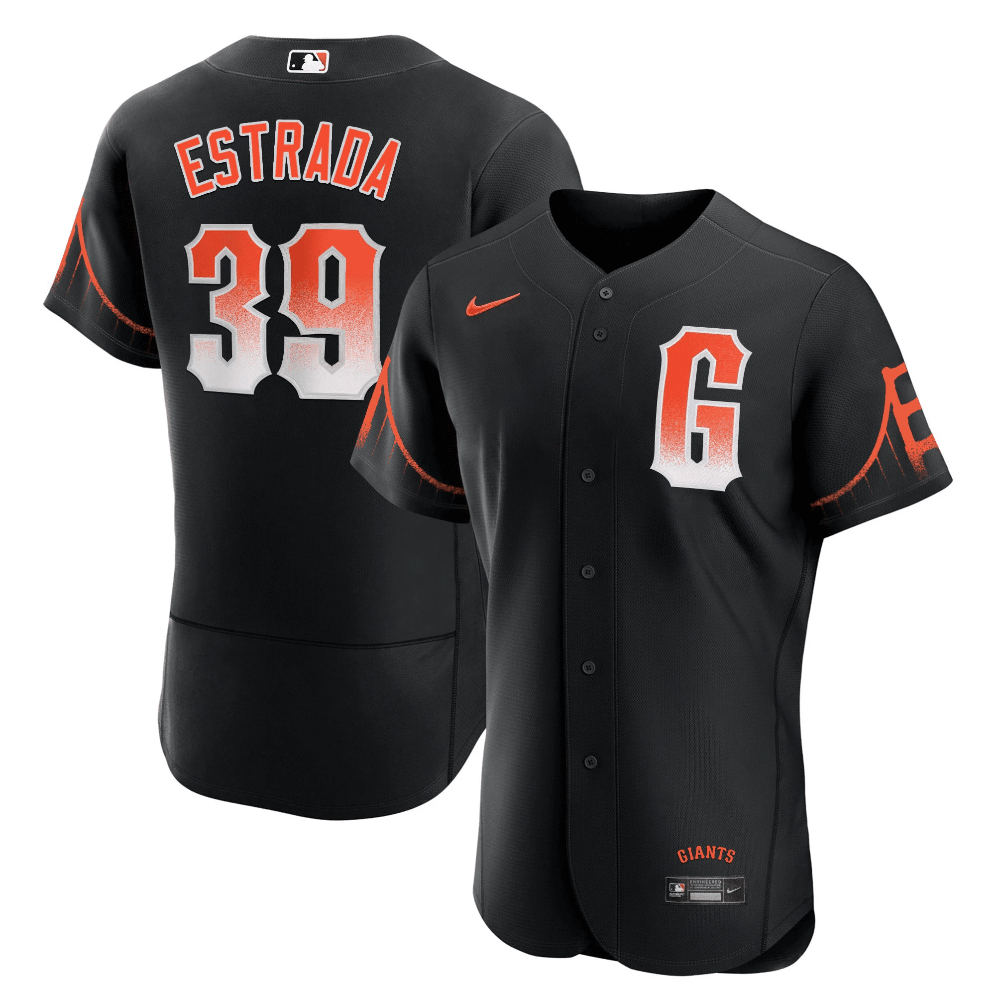 Men's Thairo Estrada San Francisco Giants 2023 Black City Connect Black Jersey - All Stitched