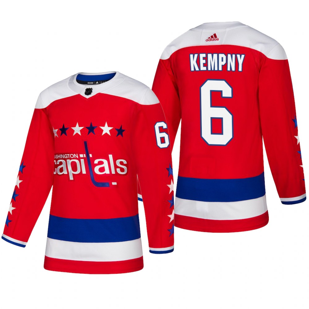 Men's Washington Capitals Michal Kempny #6 2018-19 Alternate Reasonable Jersey - Red