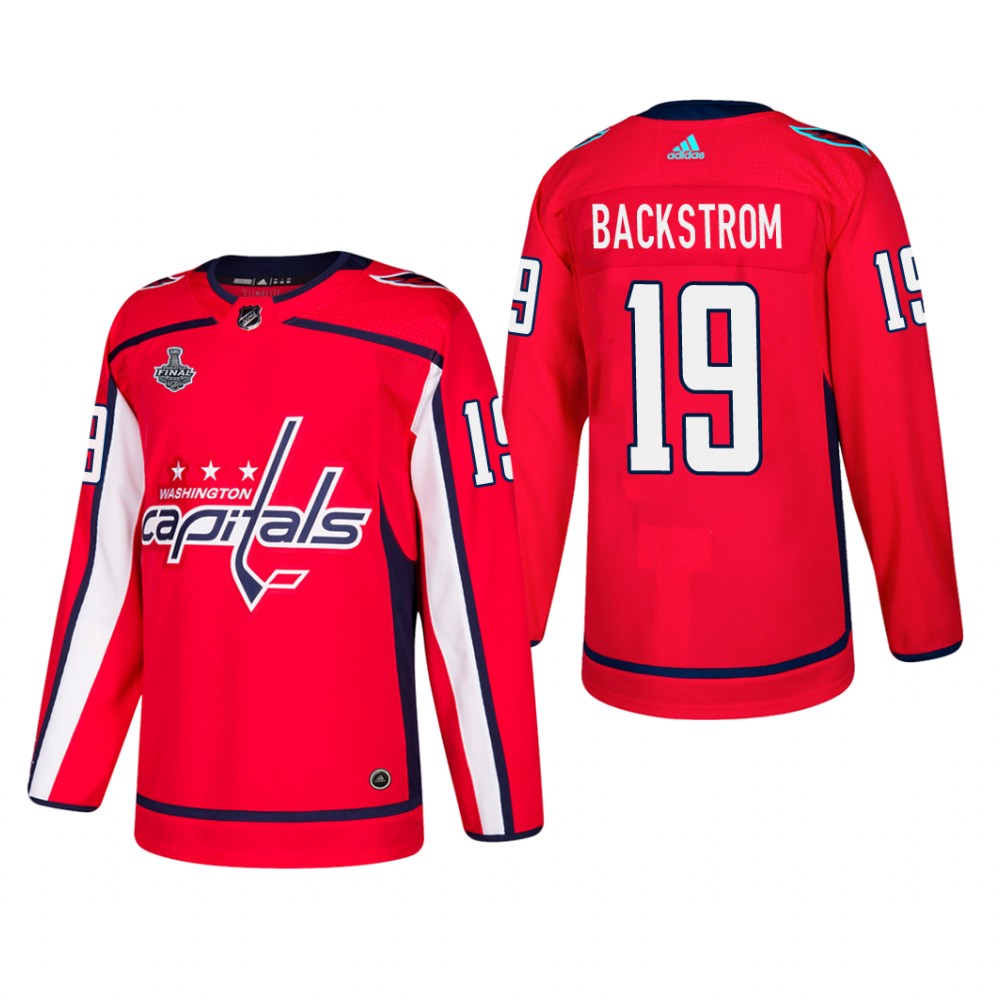 Men's Washington Capitals Nicklas Backstrom #19 Home Red Player Cheap Jersey