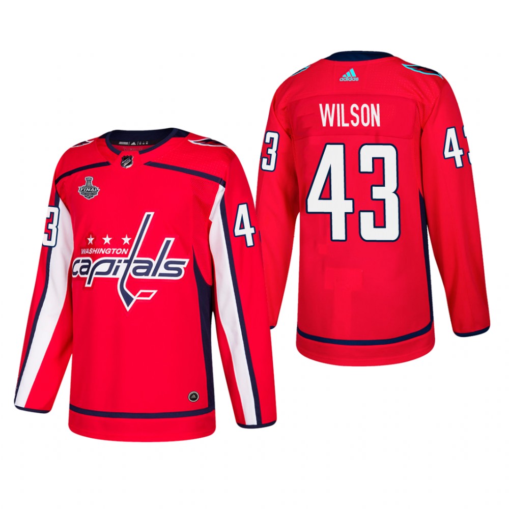 Men's Washington Capitals Tom Wilson #43 Home Red Player Cheap Jersey