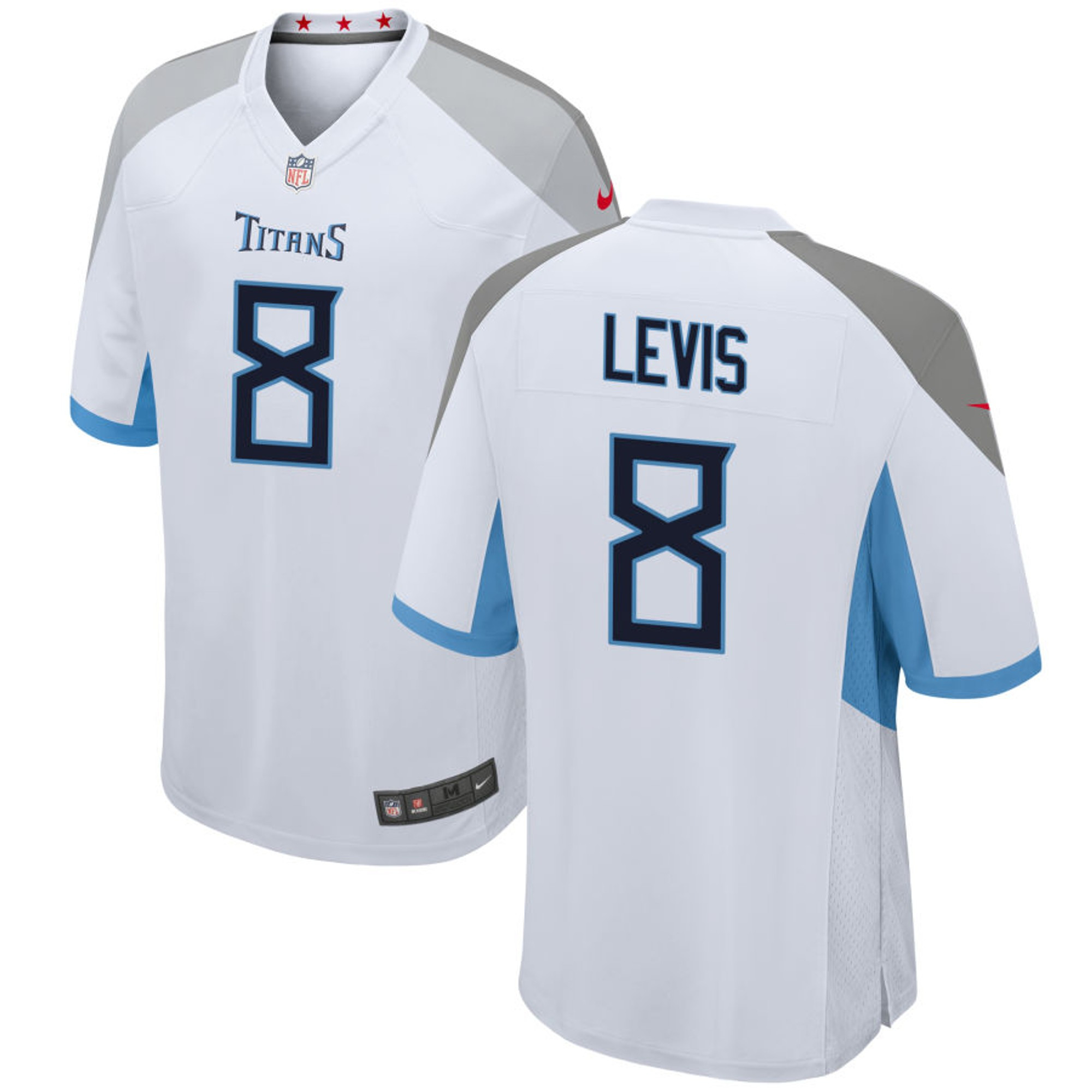 Men's Will Levis Tennessee Titans 2023 NFL Draft White Game Jersey – All Stitched