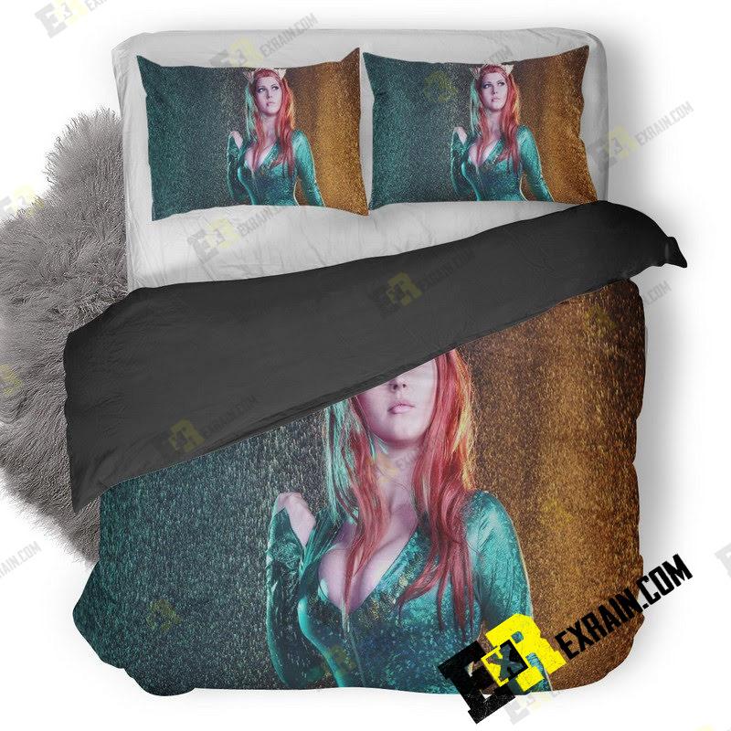 Mera Cosplay Aquaman O7 3D Customized Duvet Cover Bedding Set