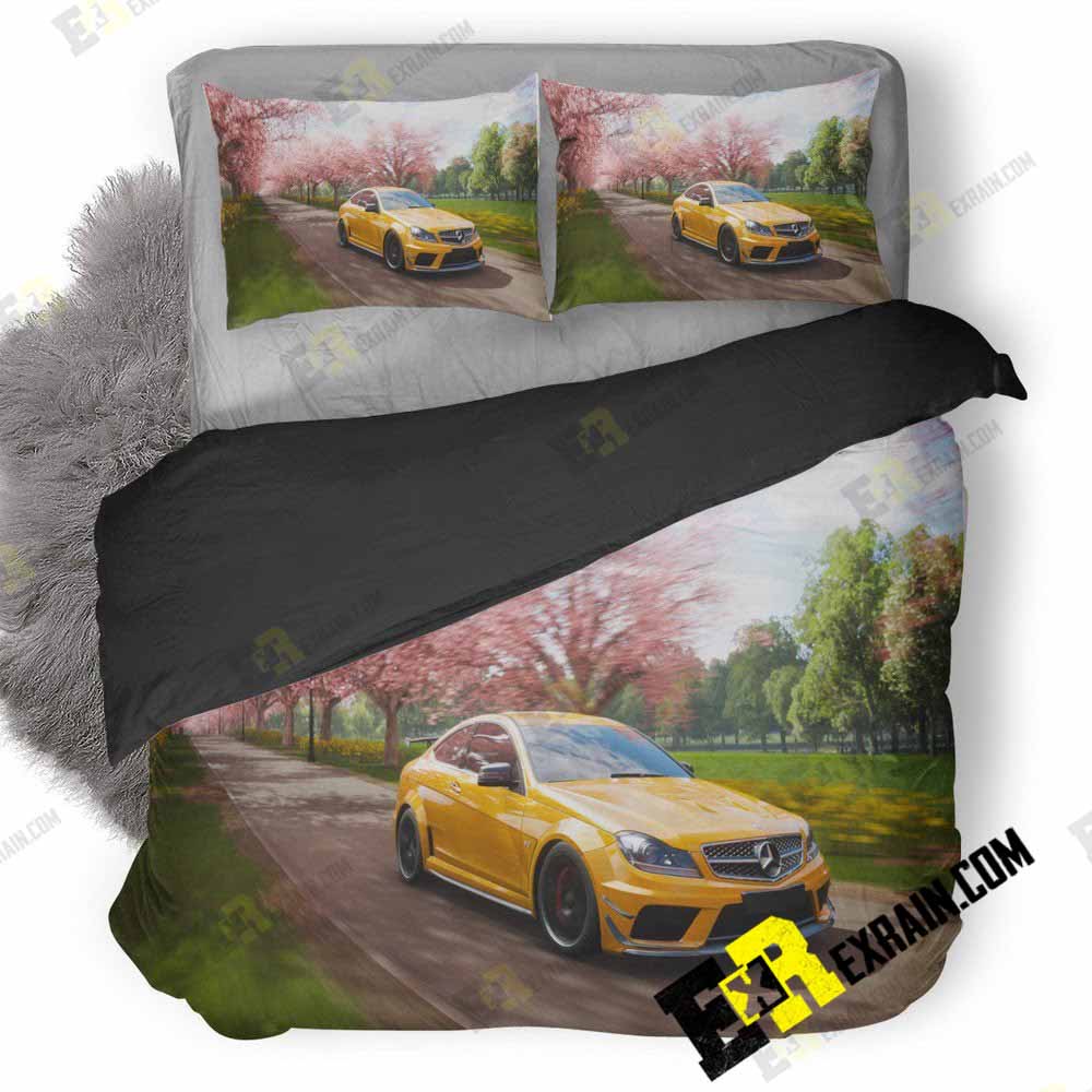 Mercedes Benz C63 Amg Coupe Forza Horizon 2L 3D Customized Duvet Cover Bedding Set