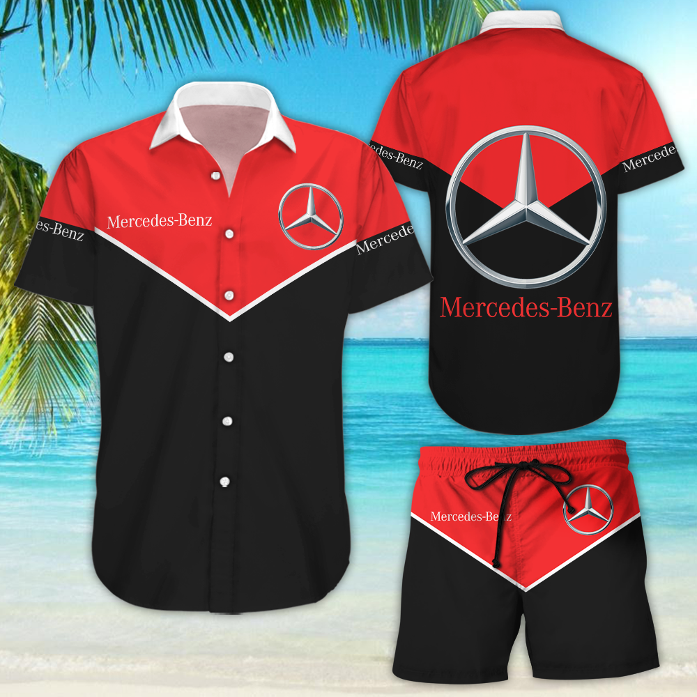 Mercedes Benz Hawaiian Shirt