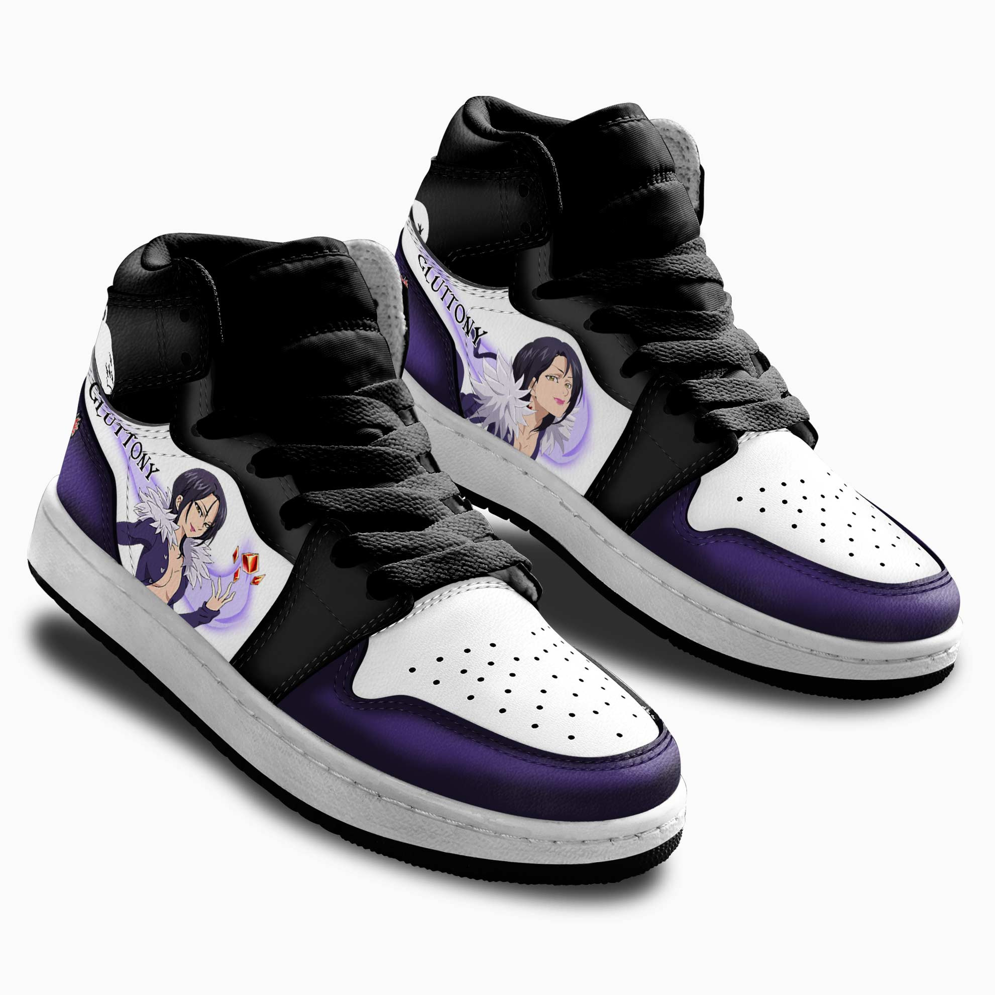Merlin Kids Sneakers The Seven Deadly Sins Anime Shoes For Kids