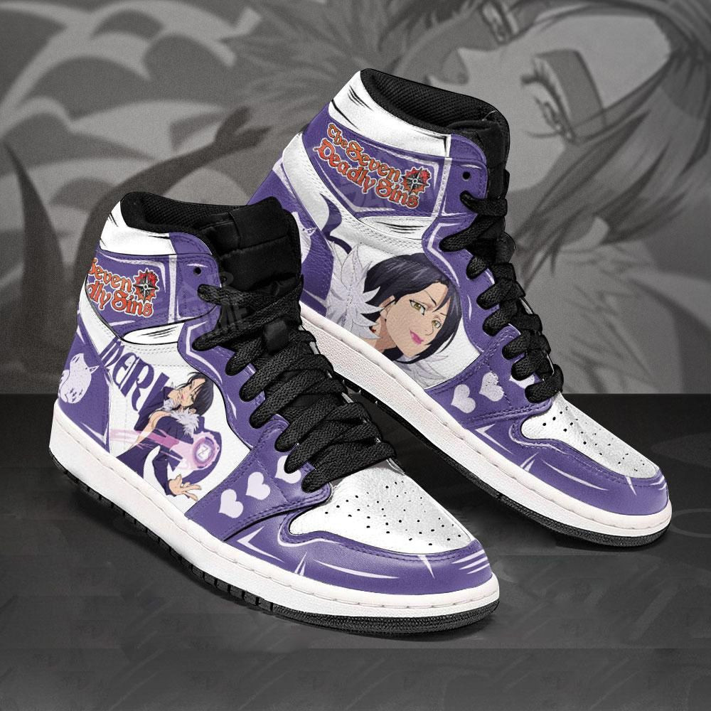 Merlin Seven Deadly Sins Anime 1 High Top Air Jordan Sneaker, Air Jordan Hightop