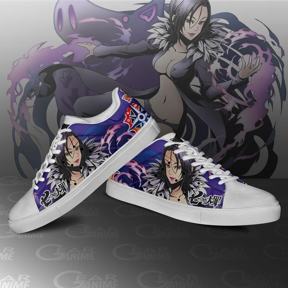 Merlin Skate Shoes The Seven Deadly Sins Anime Custom Sneakers