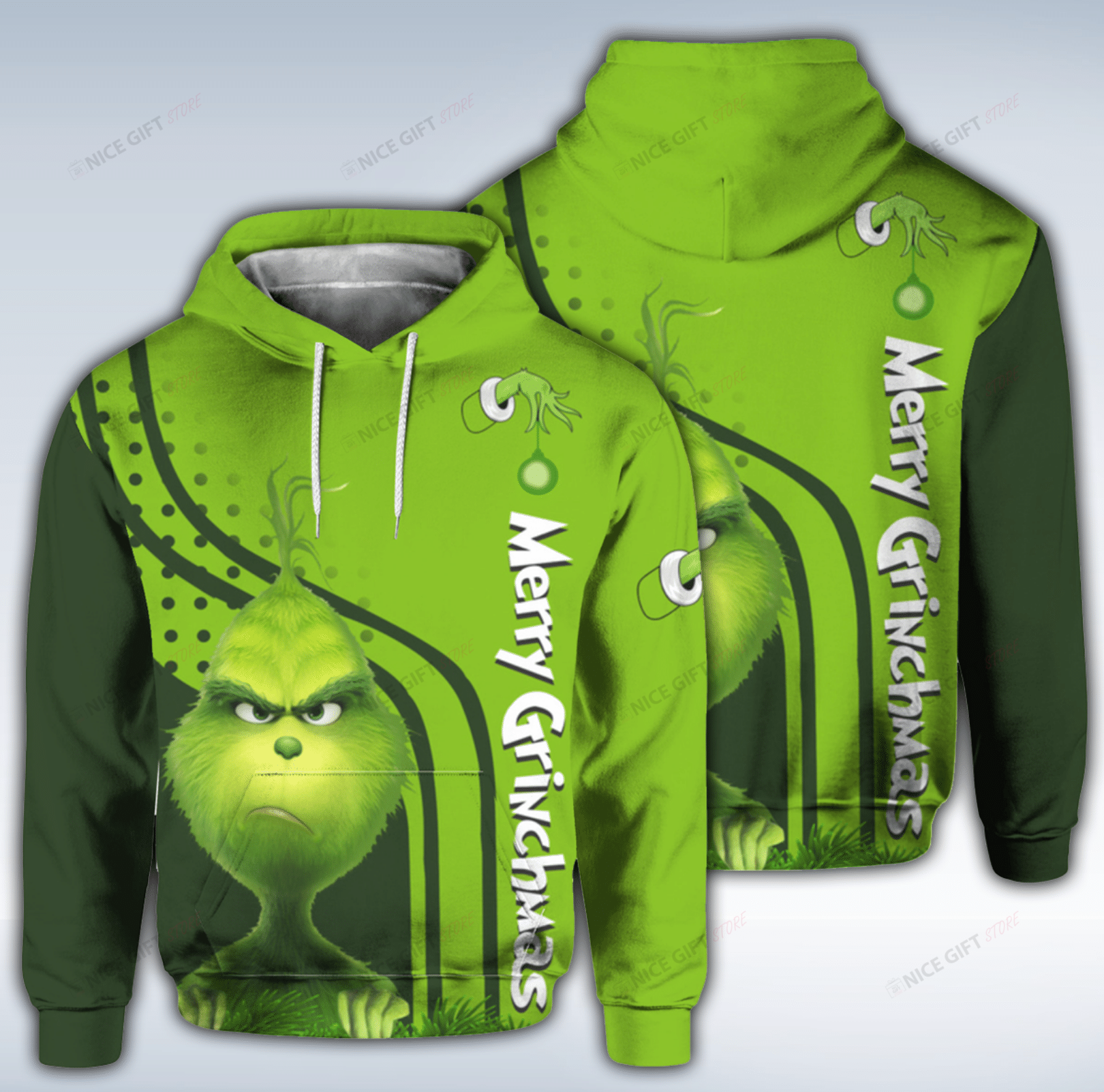 Merry Grinchmas 3D Hoodie Gift For Fans