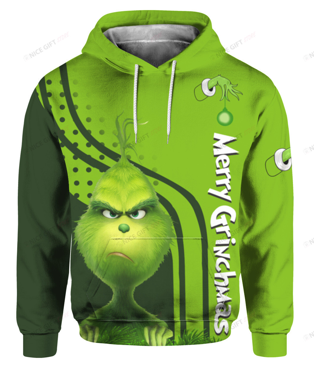 Merry Grinchmas 3D Hoodie Gift For Fans