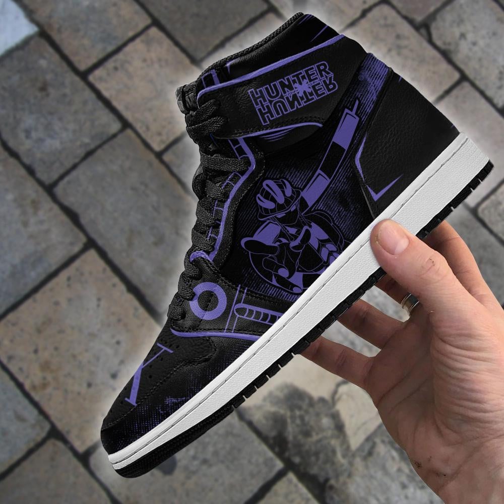 Meruem Hunter X Hunter JD1s Sneakers Darkness HxH Anime Shoes, Air Jordan Hightop