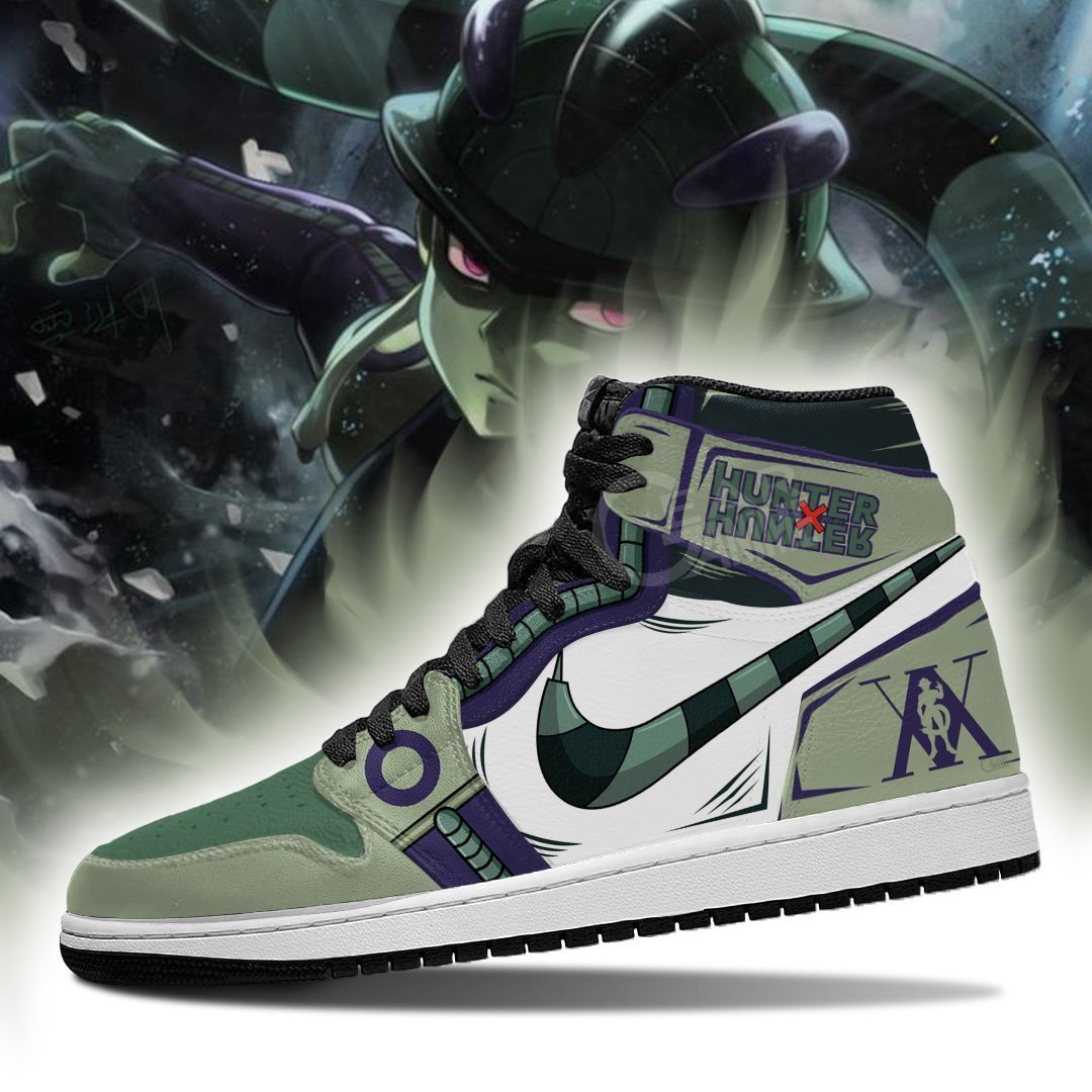 Meruem Hunter X Hunter JD1s Sneakers Skin HxH Anime Shoes, Air Jordan Hightop