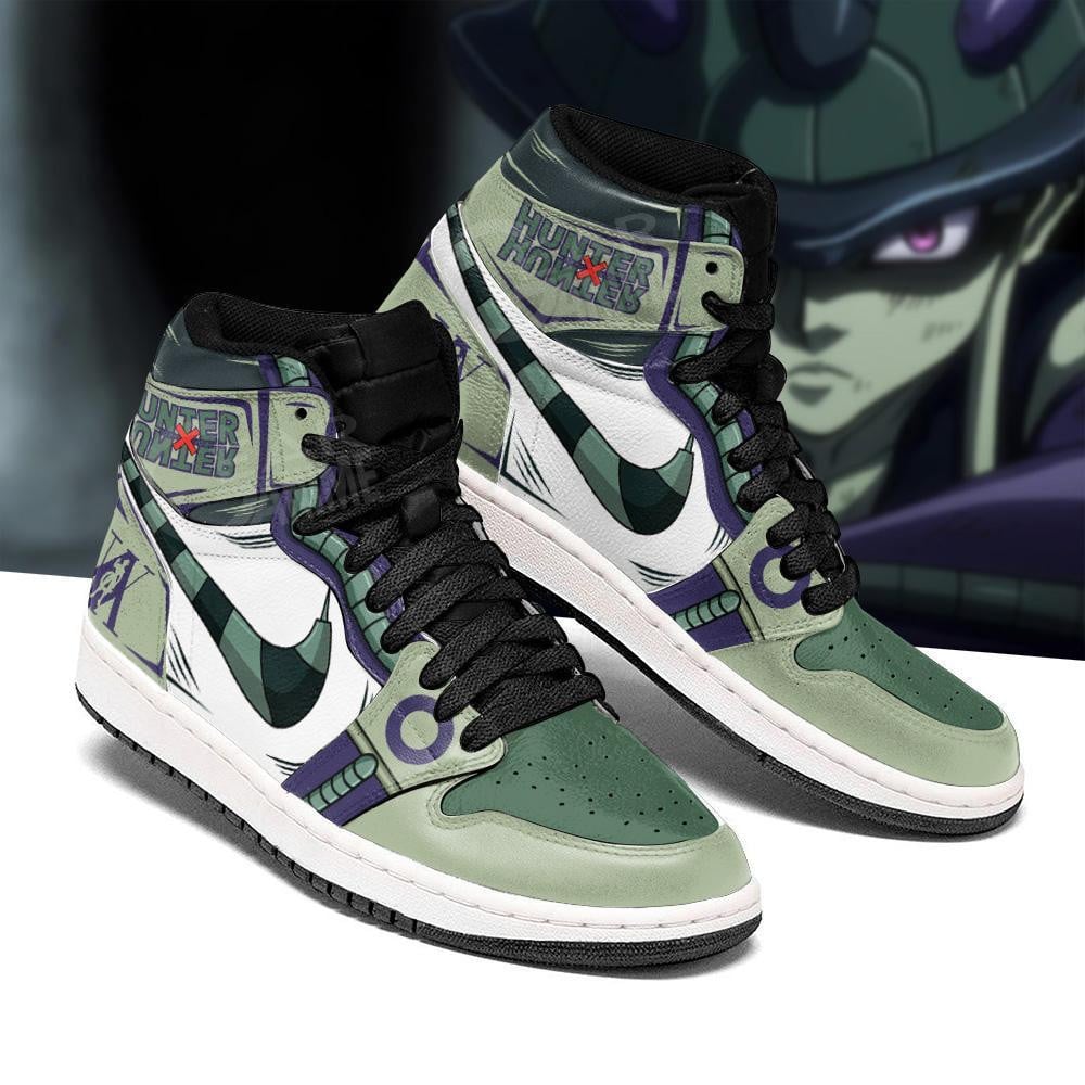 Meruem Hunter X Hunter JD1s Sneakers Skin HxH Anime Shoes, Air Jordan Hightop