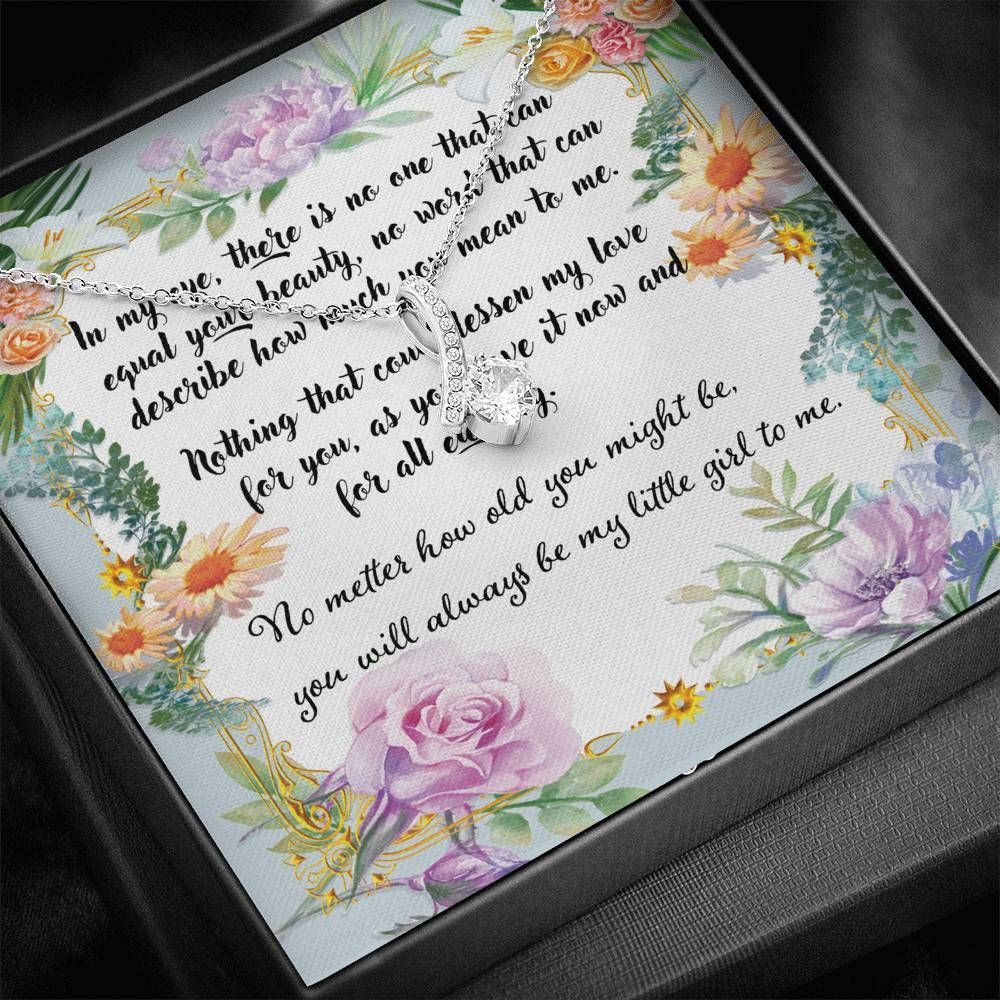 Message Card For Mom Alluring Beauty Necklace
