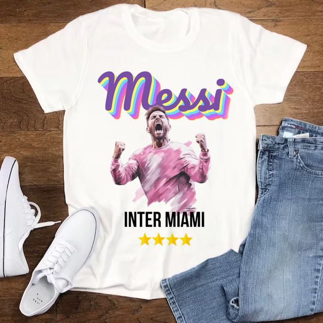 Messi Inter Miami US Legend Soccer Unisex T-shirt