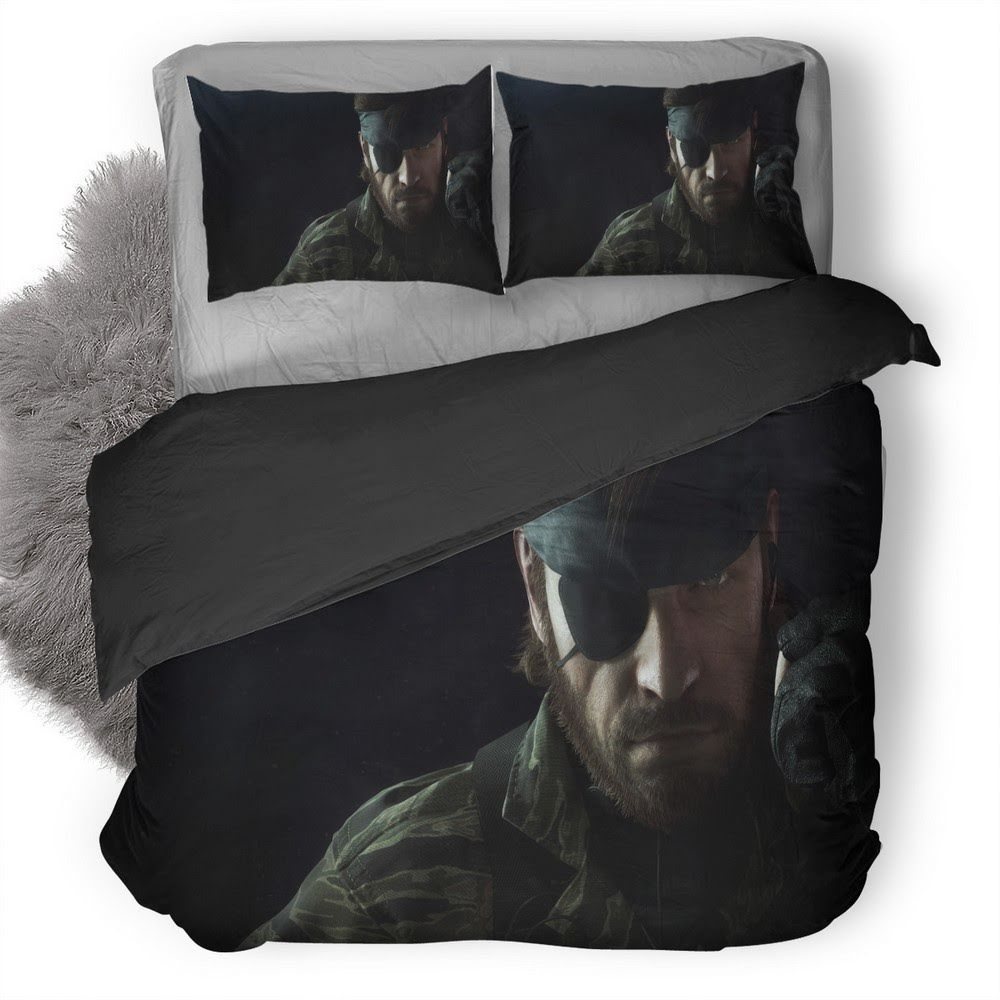Metal Gear Solid 3D Customized Duvet Cover Bedding Set