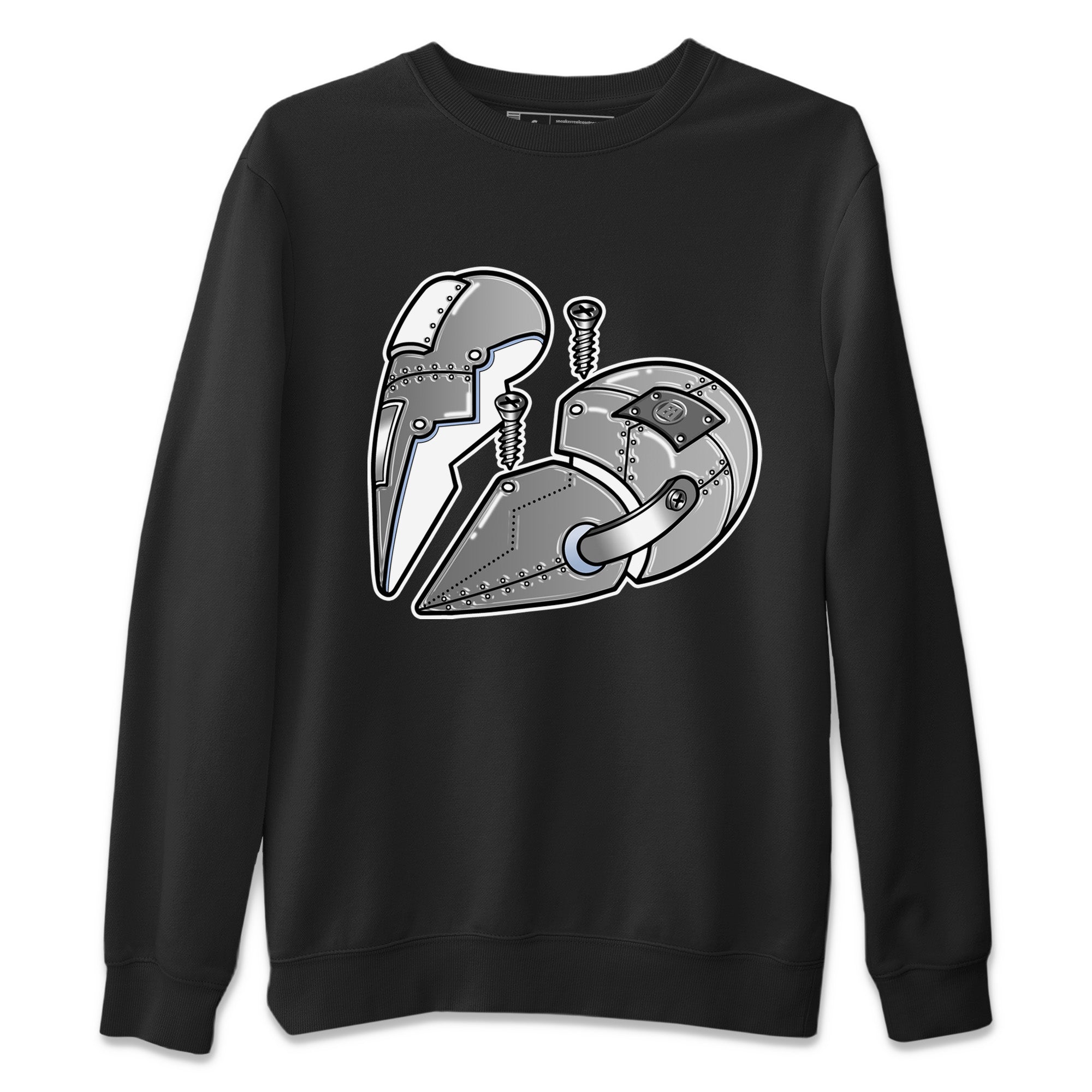 Metal Heart Unisex Sweater – Air Jordan 6 Cool Grey, Sneakers Matching Sweater