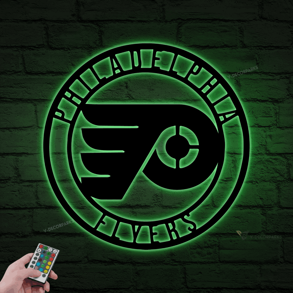 Metal Philadelphia Flyers Led Lights Sign, Philadelphia Flyers Sign, Philadelphia Flyers Decor, Philadelphia Sports Sign, Flyers Sign, Flyers Decor