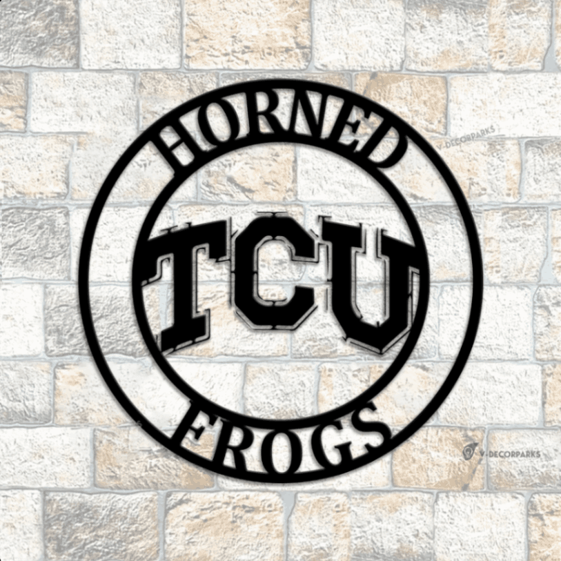 Metal Tcu Sign With Led Lights, Texas Christian University Sign, Tcu Sign, Tcu Decor, Horned Frogs Sign, Texas Christian University, Texas Sign