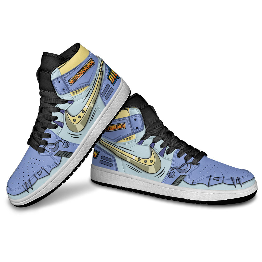MetalGarurumon JD1s Sneakers Digimon Anime Shoes For Fans, Air Jordan Hightop