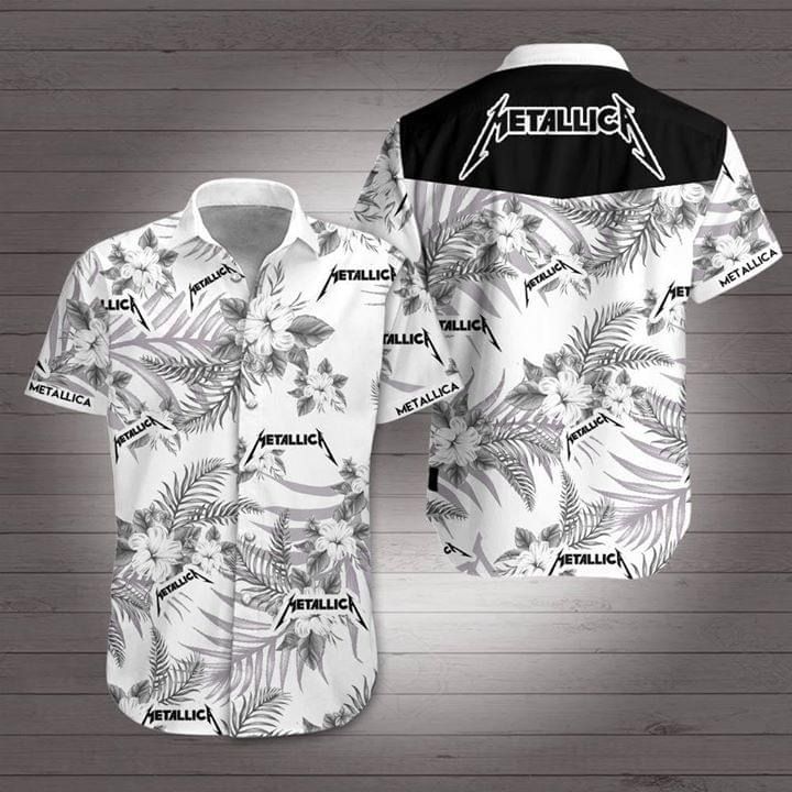 Metallica Flower Hawaiian 3D Shirt