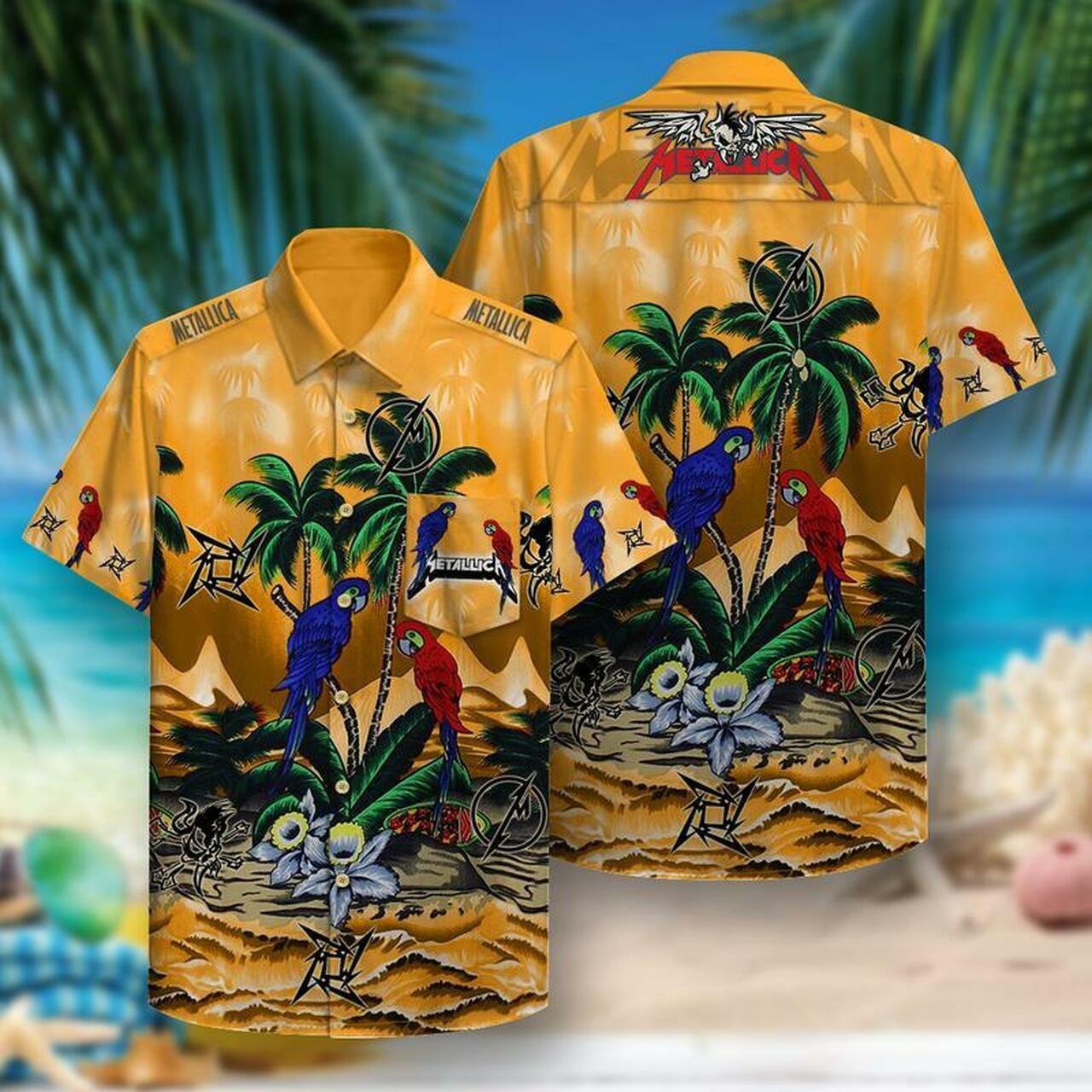 Metallica Hawaii Hawaiian Shirt Fashion Tourism For Men Women Shirt3214