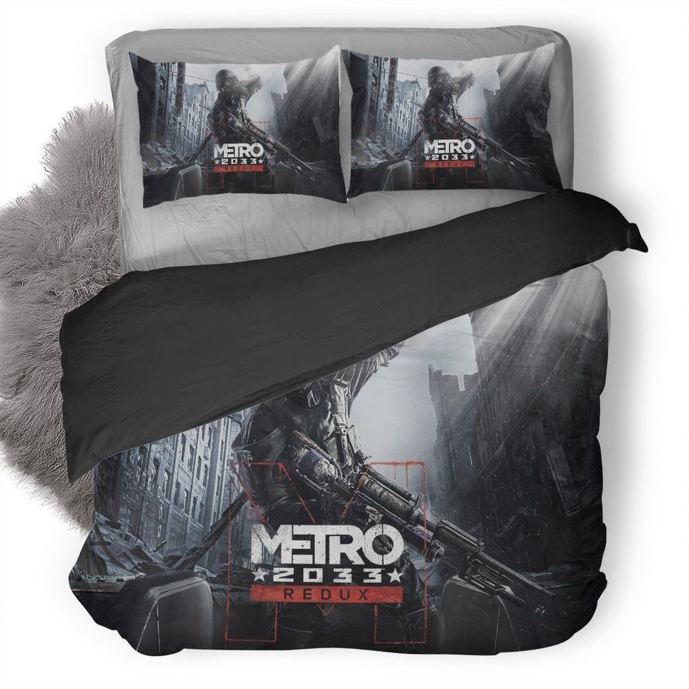 Metro Exodus 10 3D Customized Duvet Cover Bedding Set