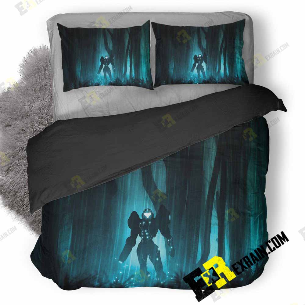 Metroid 3D Customized Duvet Cover Bedding Set