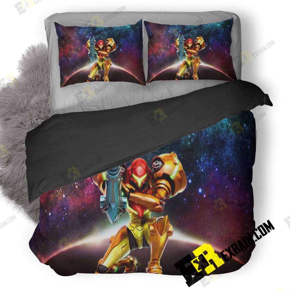 Metroid Samus Returns Kz 3D Customized Duvet Cover Bedding Set