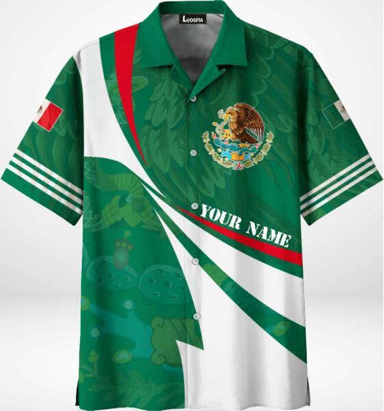 Mexican Pride – Personalized Hawaiian Shirt