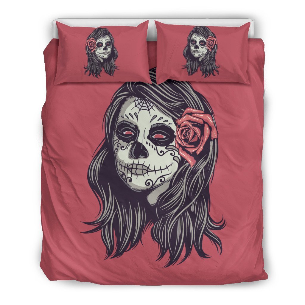 Mexicanugar Ladies (Black)3D Customized Duvet Cover Bedding Set