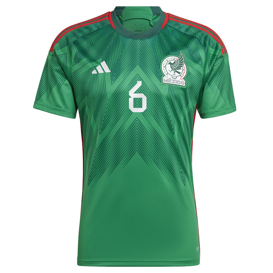Mexico National Team 2022 Qatar World Cup Erick Sanchez 6 Green Home Men Soccer Jersey – New Mexico National Team 2022 Qatar World Cup Erick Sanchez 6 Green Home Men Soccer Jersey – New