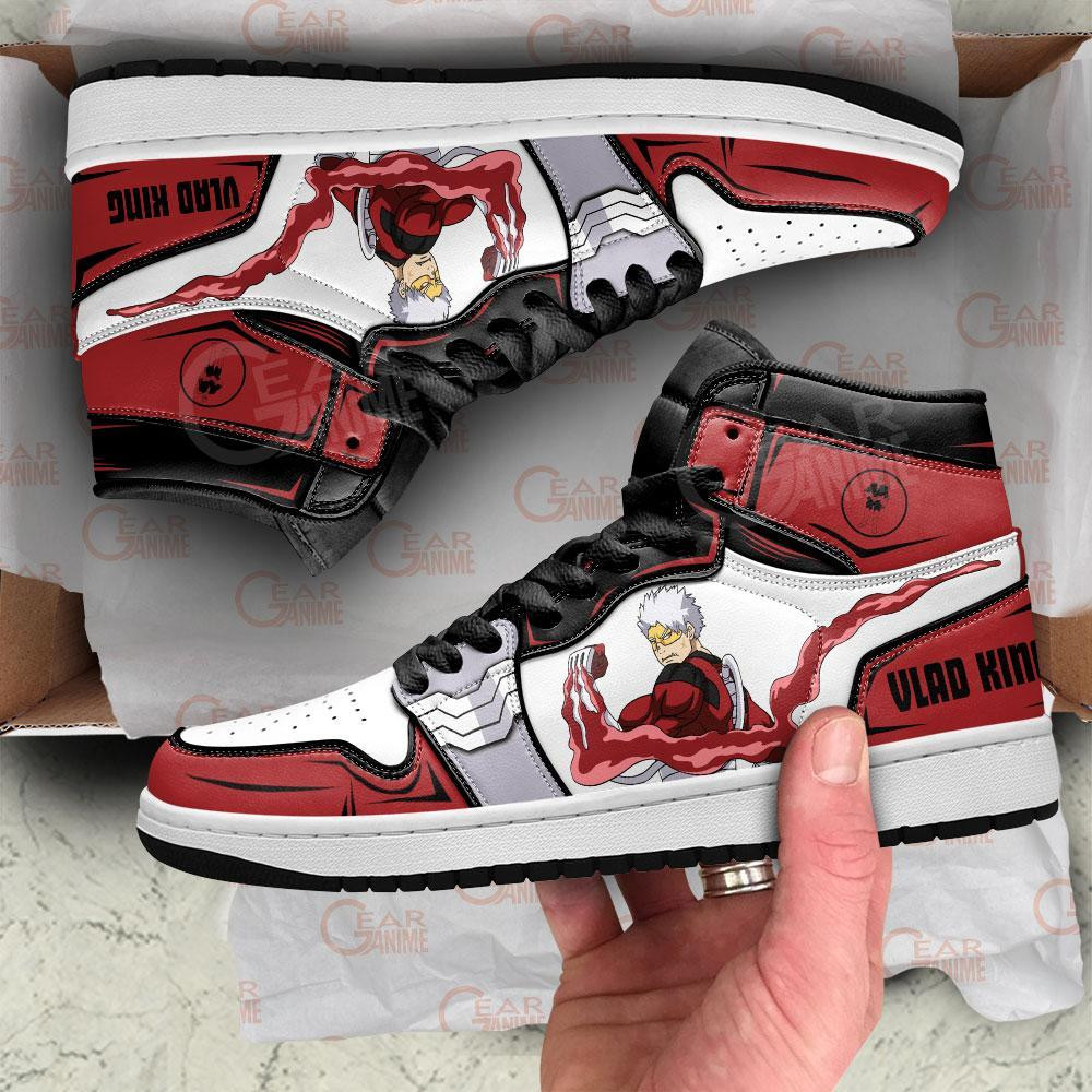 MHA Vlad King JD1s Sneakers My Hero Academia Anime Shoes, Air Jordan Hightop