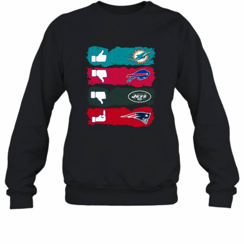 Miami Dolphins, Buffalo Bills, New York Jets and New England Patriots Sweatshirt