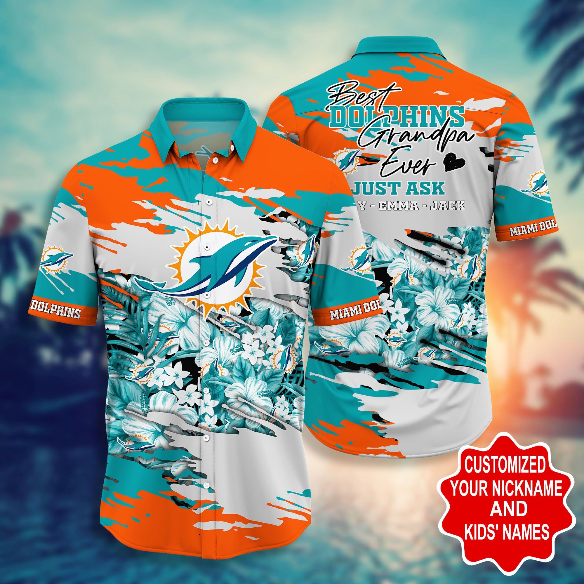 Miami Dolphins -Pesonalized Hawaii Shirt STYLE HOT TRENDING SUMMER